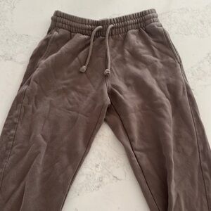 Tan size small sweatpants
